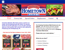 Tablet Screenshot of hometownmarket.biz
